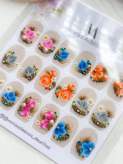 Opulent Garden | Luxury Nail Art Decals