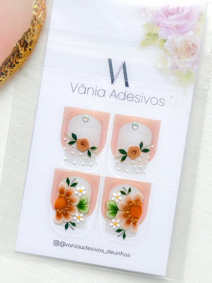 Blush Blossom | Luxury Nail Art Decals