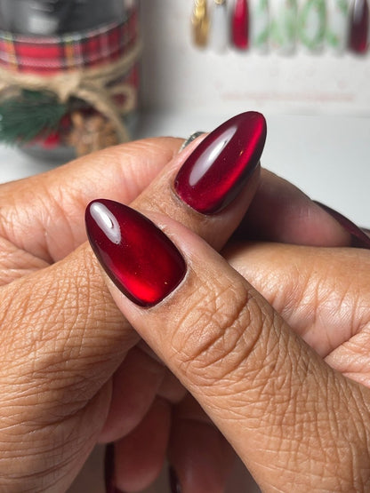 Ruby Slippers |Custom Pre-Designed Press-on Nail Set