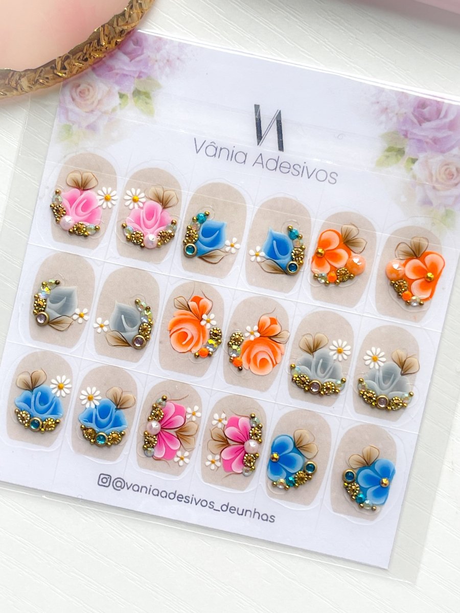 Opulent Garden | Luxury Nail Art Decals