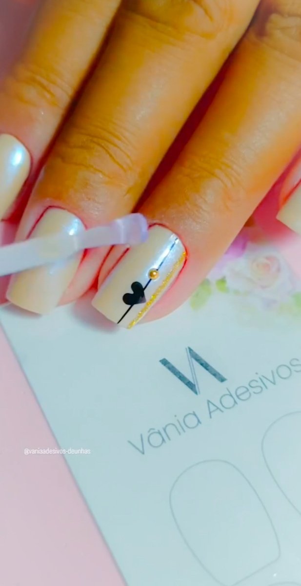 Peach Butterfly Kisses | Luxury Nail Art Decals