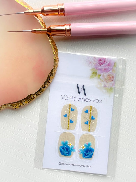 Midnight Bloom | Luxury Nail Art Decals