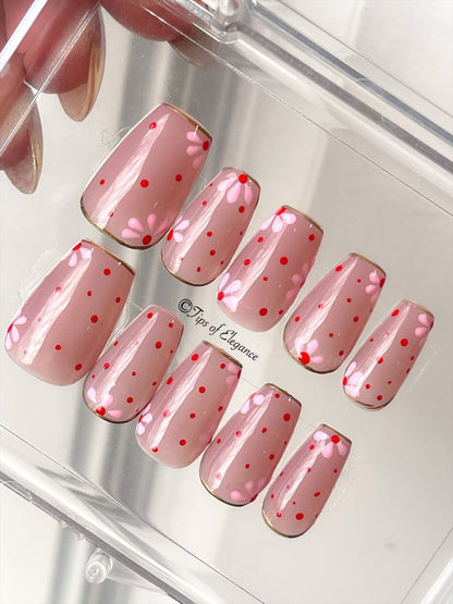 Beloved Bloom | Pre-Designed Custom Press-on Nail set