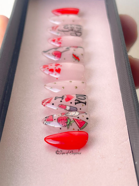 I Love You | Pre-Design Custom Press-on Nail Set