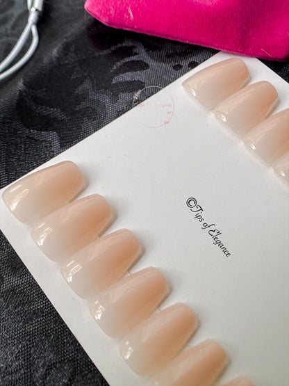 Beige-Nude | Ready to Ship Press-on Nails | 30 piece set
