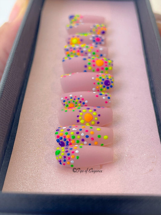 Mardi Gras | Pre-Design Custom Press-on Nail Set